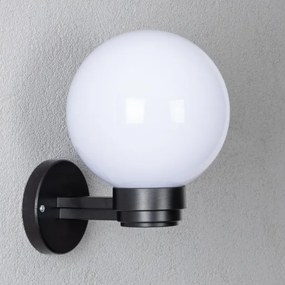Brilagi-LED RGBW Aplica de exterior HARBOR 1xE27/9W/230V IP33 negru/alb