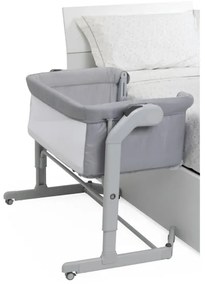 Pătuț pentru bebeluși Chicco 2v1 NEXT2ME MAGIC EVO gri deschis