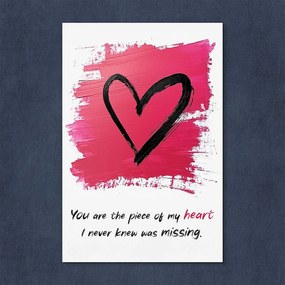 DUBLEZ | Tablou de Valentine’s Day - Inimă