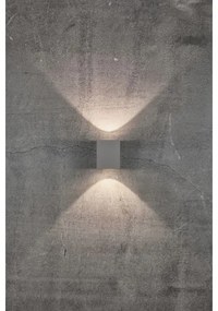 Nordlux - Aplica de perete pentru exterior CANTO 2xLED/5W/230V IP44 gri