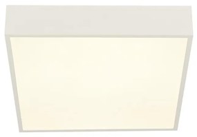Plafoniera LED baie cu protectie IP44 Zeus 30x30cm, alb