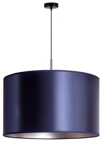 Duolla - Lustră pe cablu CANNES 1xE27/15W/230V d. 50 cm albastră/argintie