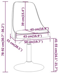 Scaune de bucatarie pivotante, 2 buc., rosu vin, textil 2, Bordo