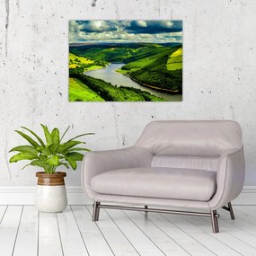 Tablou - Peisaj verde (70x50 cm)