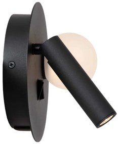 Aplică LED Lucide 77286/02/30 MATIZ 2xLED/3,5W/230V USB negru