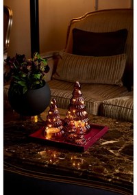 Decorațiune luminoasă burgundy ø 13 cm Lucy – Sirius