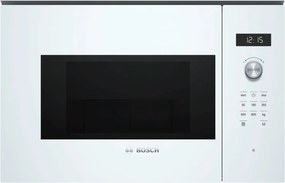 Cuptor cu microunde de încastrat Bosch BFL524MW0, 20 l, 800 W, 7 programe, Memorie, Dezghețare, Alb