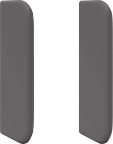 vidaXL Ureche pentru Tăblie 2 pcs Gri 40 x 16 x 5 cm