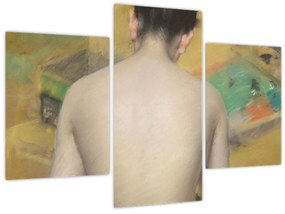 Tablou - William Merritt Chase, Study of Flesh Color and Gold, reproducere (90x60 cm)