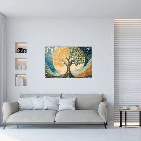 Tablou – Arborele vieții în lună (90x60 cm)