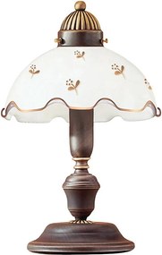 Kolarz NONNA - lampă de masă 1xE27/75W/230V, cu decor floral, aur roz – 731.73.160