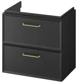 Cersanit S590-100 - Corp suspendat sub lavoar MILLE SLIM 60x38 cm, negru