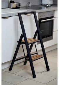 WENKO 50482100 - Scăriță din aluminiu ALU-DESIGN 44x101 cm, negru