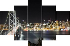 Tablou cu podul Brooklin și New York (150x105 cm)