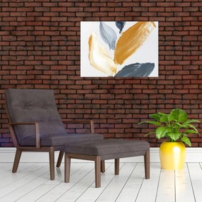 Tablou pe sticlă - Pictură minimalistă (70x50 cm)