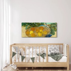 Tablou - Vincent van Gogh, Still Life of  Oranges and Lemons with  Blue Gloves, reproducere (120x50 cm)
