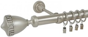 Galerie SIMPLA PRINDERE PERETE 25 MM -VIENNA - crom mat (Alege marime: 140 cm)