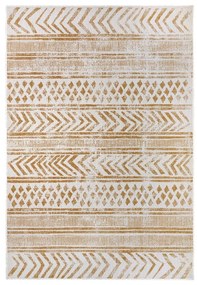 Covor de exterior galben ocru-alb 160x230 cm Biri – NORTHRUGS