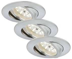 Briloner 7209-039 - Set de 3 corpuri încastrate pentru baie ATTACH LED/5W/230V IP23