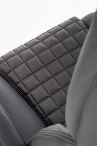 Scaun de birou King negru H124 cm