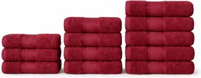 Set 12 Prosoape 100% Bumbac – Ușoare & Absorbante, Ideale pentru Uz Zilnic