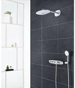 Sistem de dus cu termostat Grohe Rainshower Smartcontrol 360 Duo suprafata de pulverizare alba