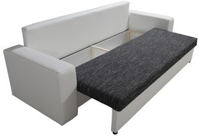 Canapea trei locuri Monarda (Bej + Alb). 616027