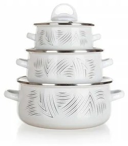 Set vase smălțuite Banquet CHARME,6 buc.