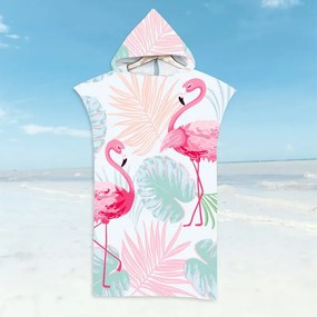 Patura de plaja FLAMINGO set familial 2 buc, colorata