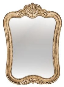 Oglindă de perete 69x49 cm auriu