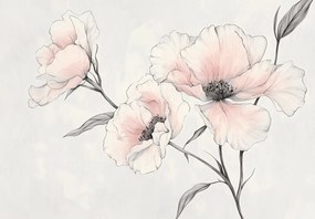 Fototapet - Floare desenată (147x102 cm)