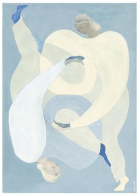 Poster 70x100 cm Hold You - Blue – Sofia Lind – The Poster Club