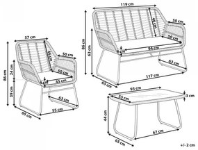 Set mobilier de gradina MARBELLA