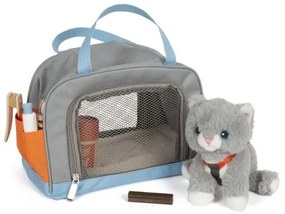 Pisică de pluș cu set de îngrijire Small Foot