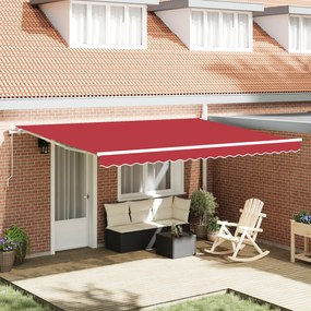 vidaXL Material de Înlocuire pentru Marciză pentru Cadru de 4.5x3 m Roșu