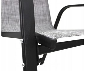 Set mobilier de grădină Bissi (gri) (pentru 4 persoane). 1096315