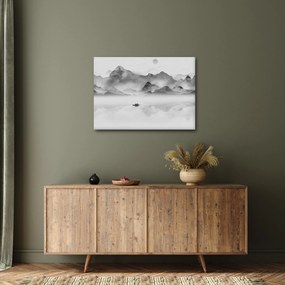 Tablou - Lac japonez (70x50 cm)