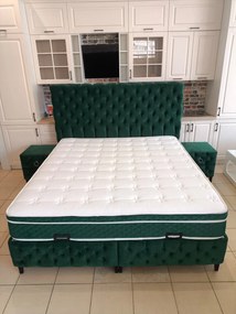 SET ROYAL PAT MATRIMONIAL+ 2 NOPTIERE 180X200 CM  saltea inclusa