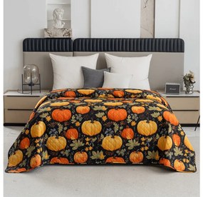 Cuvertura de pat ORANGE PUMPKINS, colorat Dimensiune: 170 x 210 cm