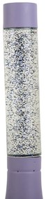 Veioză mov cu abajur din sticlă (înălțime 37,5 cm) Astro Glittler – Leitmotiv