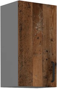 Dulap superior de bucătărie Oldie 40 G-72 1F (Antracit + Old style). 1049659