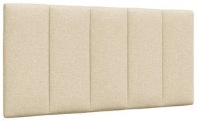 vidaXL Pernă pentru tăblie de pat, crem, 100 cm, material textil