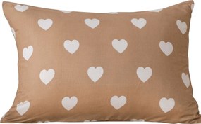 Fata de perna din microfibra CARAMHEART 50x70 cm, maro