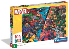 Avengers VS Villains Puzzle Marvel de 104 piese Clementoni
