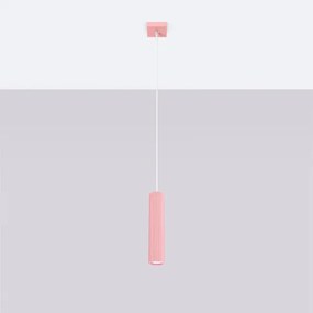 Brilagi - Lustra LED CRESTO suspendată pe cablu 1xGU10/10W/230V, roz