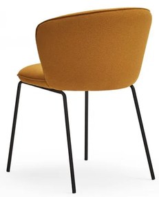 Set de scaune de sufragerie galben muștar 2 buc. tapițat Add – Teulat