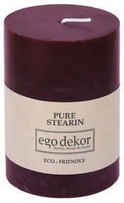 Lumânare Eco candles by Ego dekor Friendly, durată ardere 37 h, vișiniu