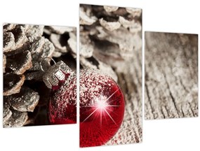 Tablou - Decorațiuni de Crăciun (90x60 cm)