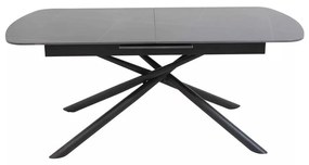 Masă de bucătărie Valmir 180 x 90 cm, negru