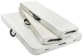 JAKS Set pliabil pentru bere 180 cm alb